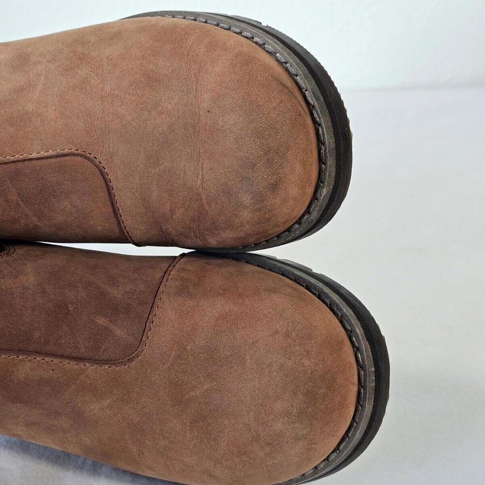 Chaco Womens Cataluna Explorer Chelsea Mahogany Leather Boot Size US 7 EU 38 - Picture 4 of 11
